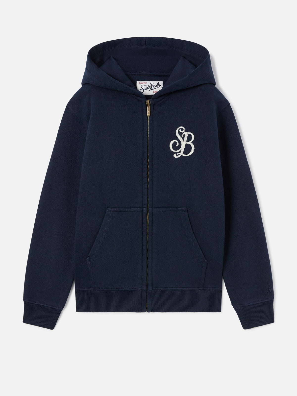 Marineblauer blue Toronto Hoodie aus Baumwollmischung mit SB Legacy-Monogramm 