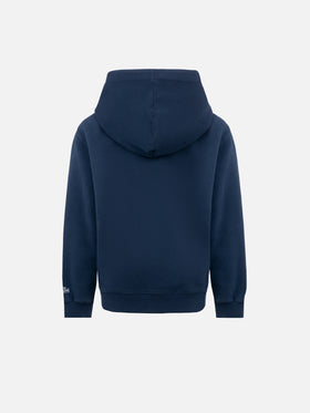 Boy blue sweatshirt Toronto with Snoopy print | SNOOPY PEANUTS SPECIAL EDITION - MC2 Saint Barth