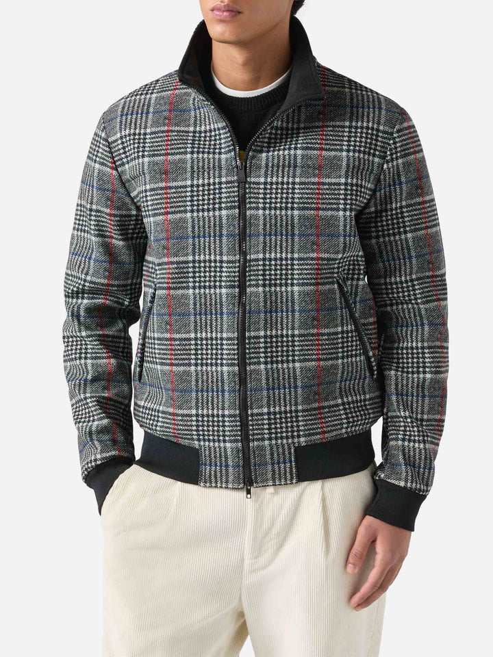 Mittelschwere Prince of Wales Bomberjacke Traveler