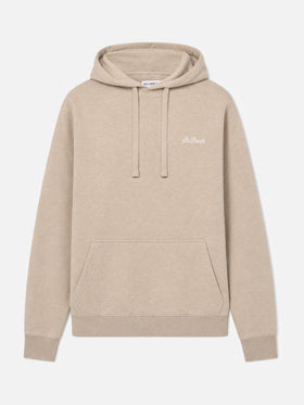Sudadera mélange beige Tribeca con bordado St. Barth 