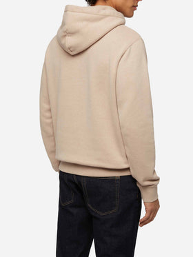 Mélange beige sweatshirt Tribeca with St. Barth embroidery - MC2 Saint Barth