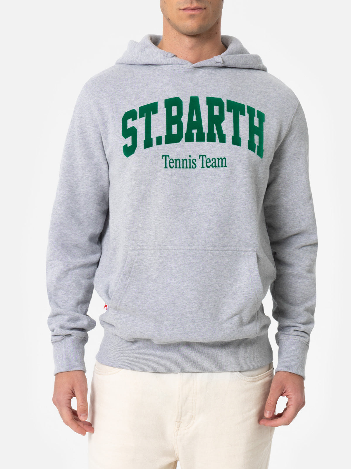 Sweat-shirt Tribeca avec imprimé St. Barth tennis team 