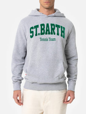 Sweat-shirt Tribeca avec imprimé St. Barth tennis team 