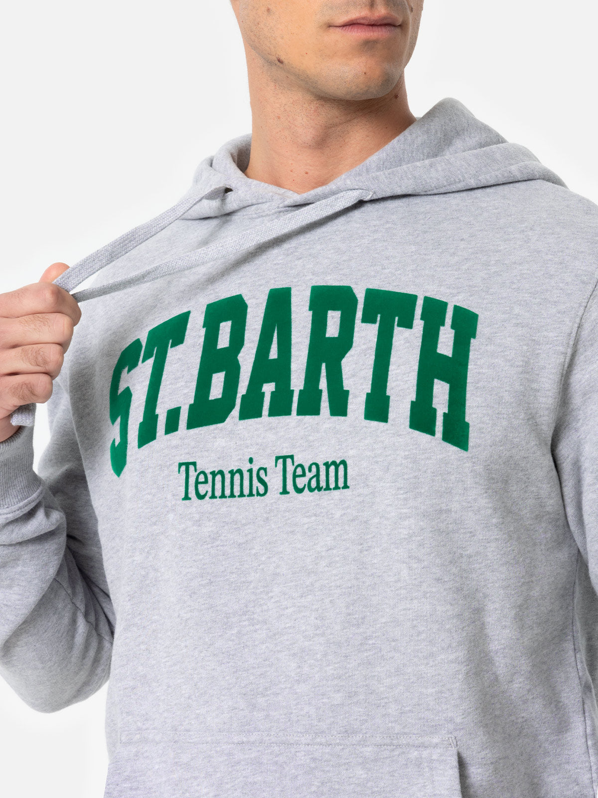 Sweat-shirt Tribeca avec imprimé St. Barth tennis team 