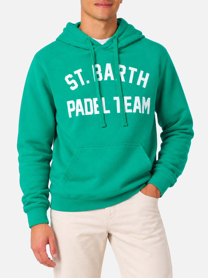Sudadera con capucha de algodón con estampado St. Barth Padel Team 