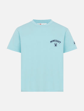 Cotton t-shirt with Minecraft in St. Barth print | MINECRAFT SPECIAL EDITION - MC2 Saint Barth