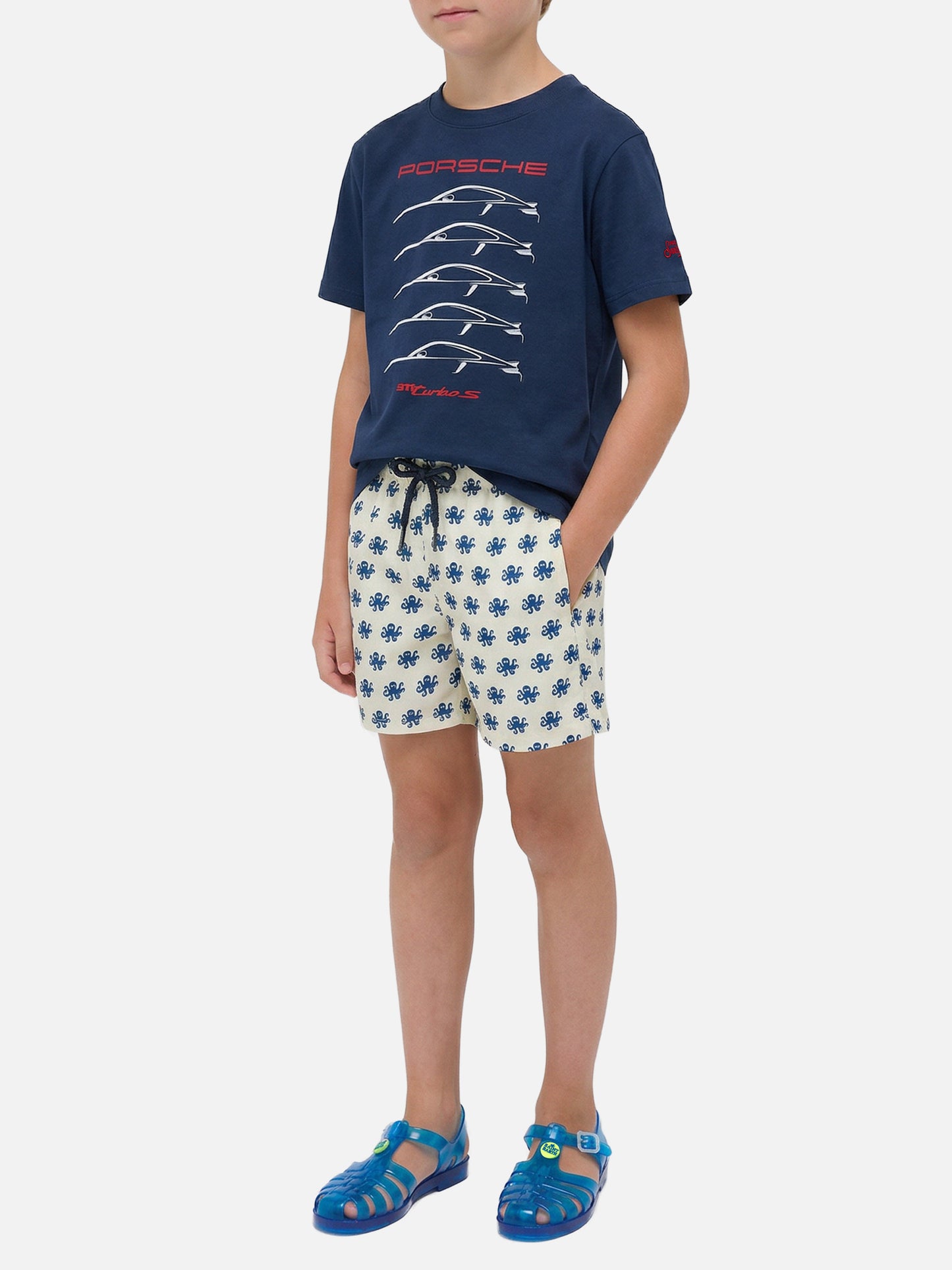 Camiseta de algodón con estampado Porsche 911S Turbo | PORSCHE SPECIAL EDITION 