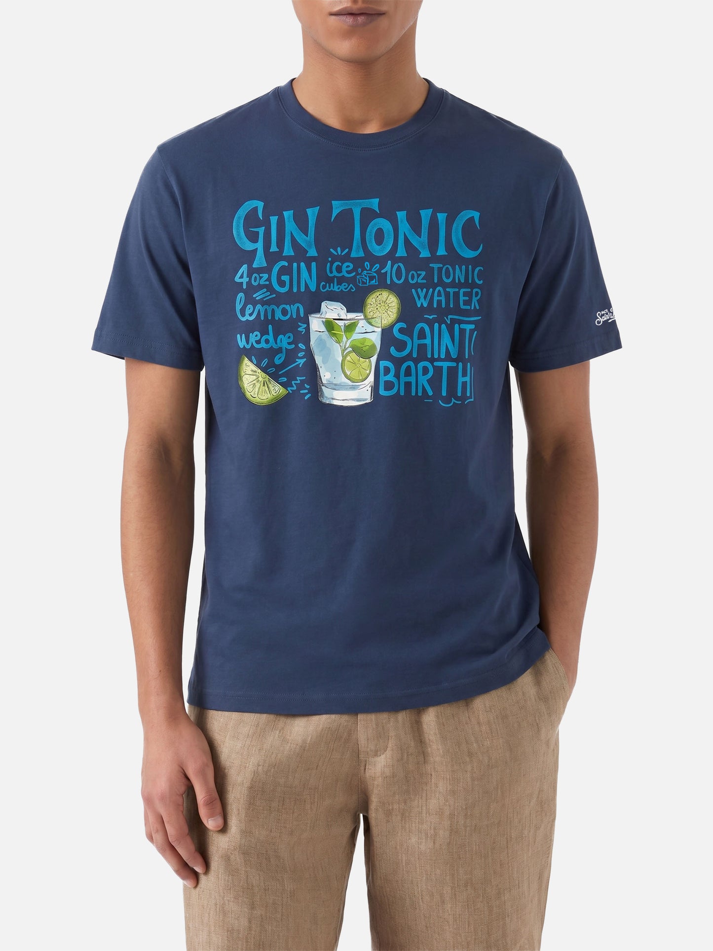 Camiseta con estampado Gin Tonic 