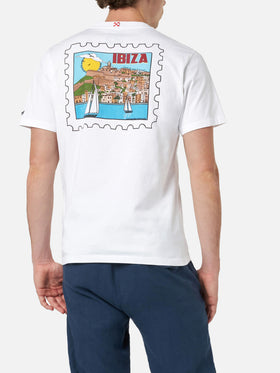 Ibiza postcard print t-shirt in white | Special Edition