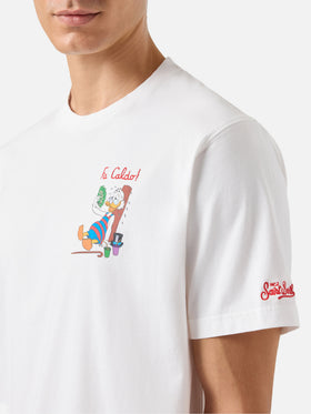 T-shirt with Scrooge print and Fa caldo embroidery | Special Edition