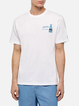 T-shirt avec imprimé et broderie Gente di Mare | Édition spéciale 
