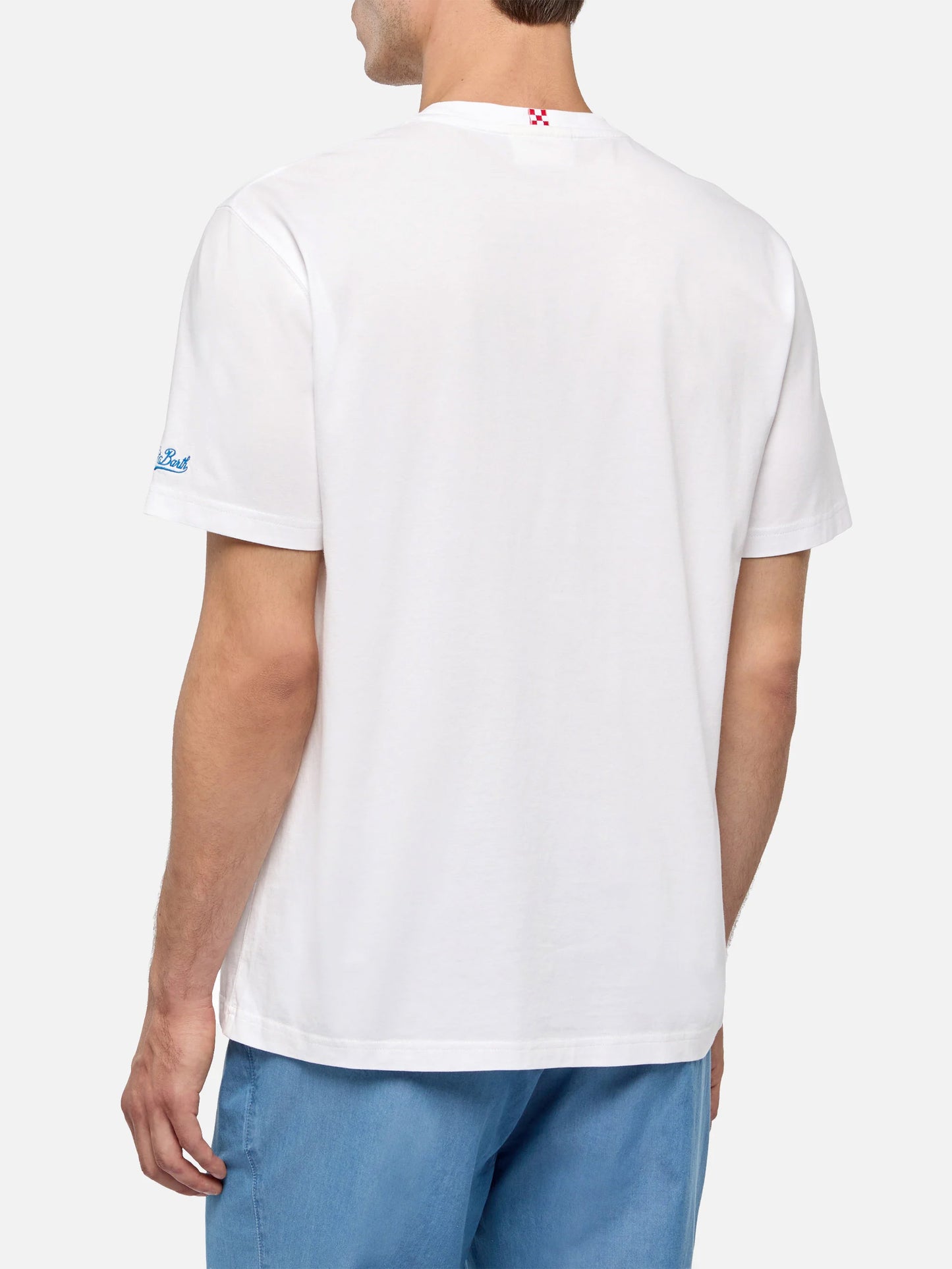T-shirt avec imprimé et broderie Gente di Mare | Édition spéciale 