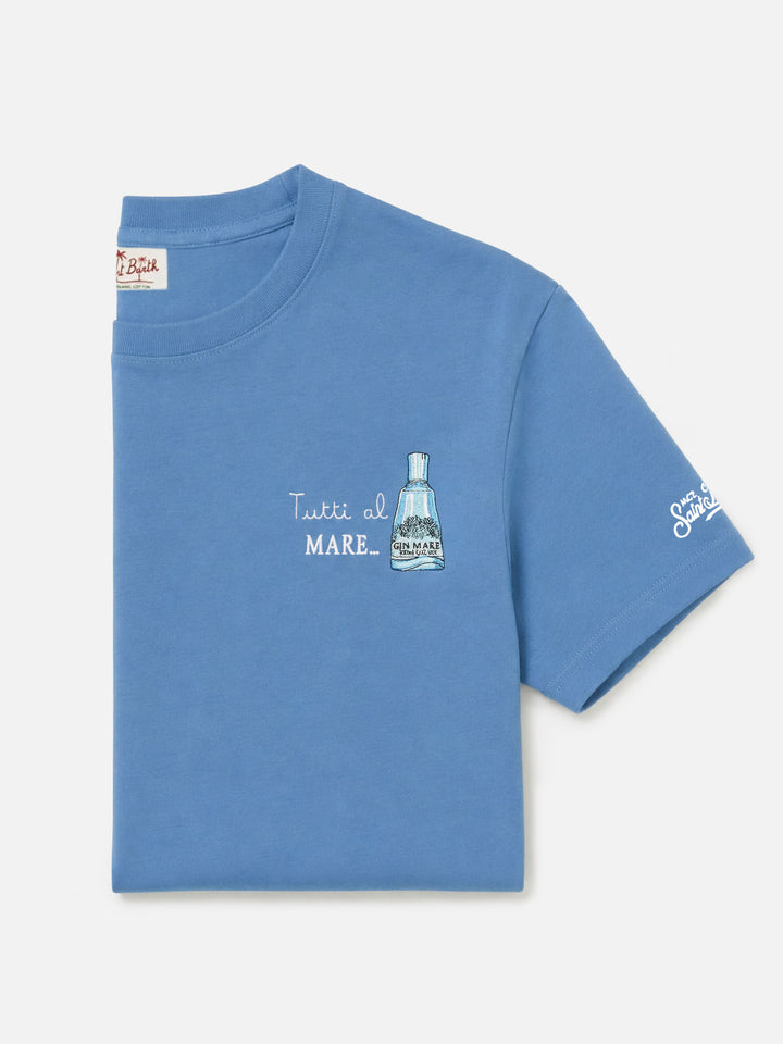 T-shirt avec imprimé et broderie Tutti al Mare | Édition spéciale 