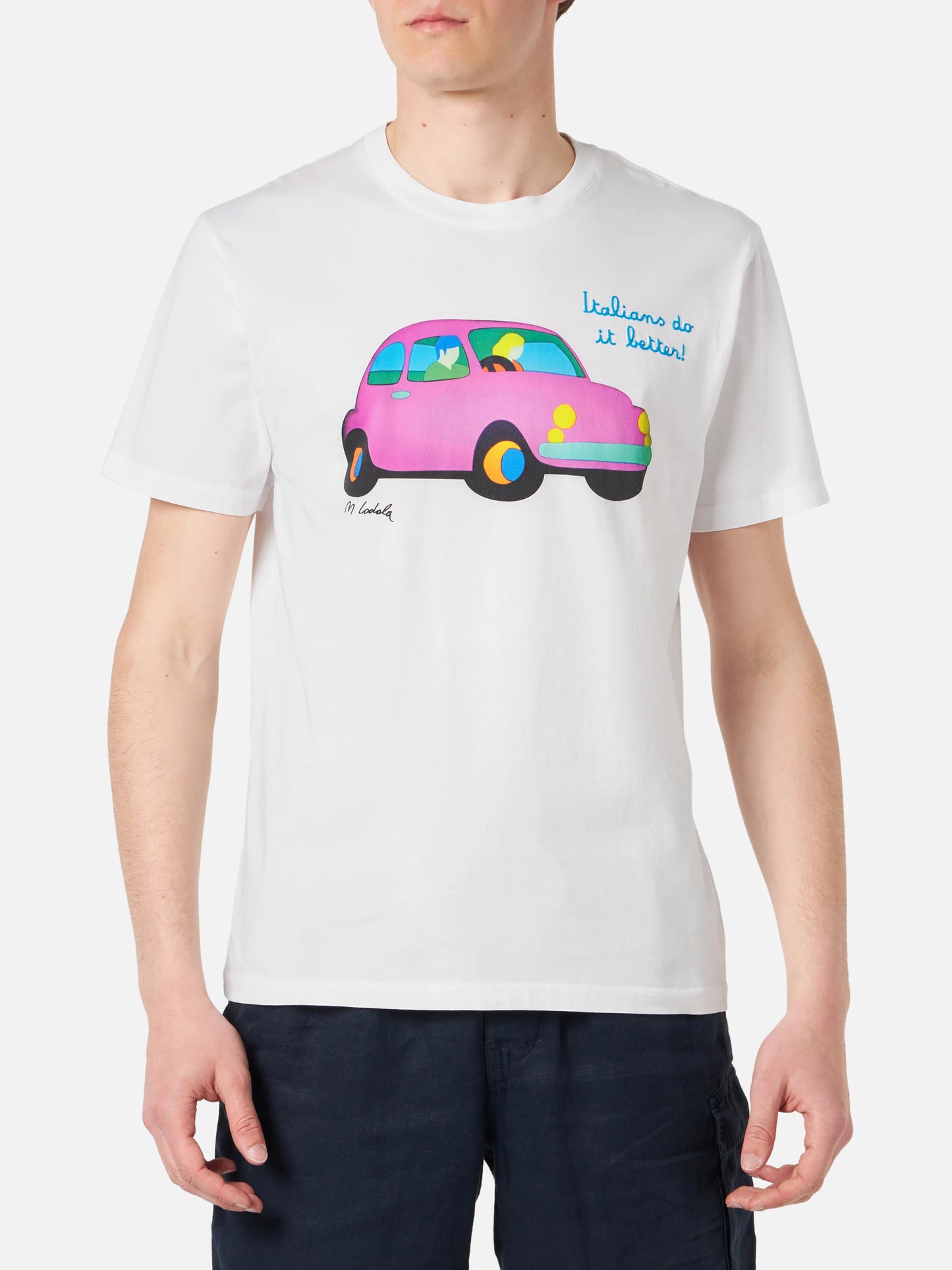 T-shirt Man stampa auto Lodola | Special Edition