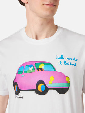 T-shirt Man stampa auto Lodola | Special Edition