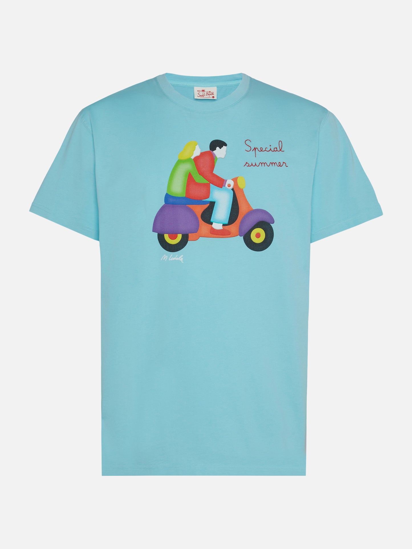 T-shirt avec imprimé scooter Lodola | Édition spéciale 