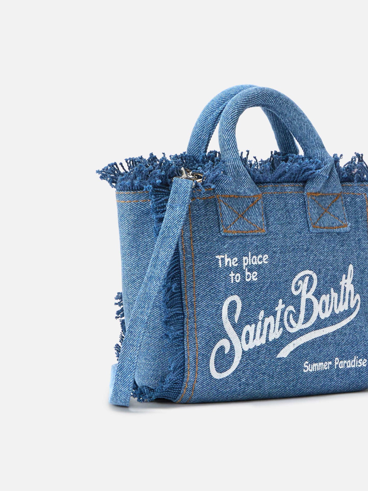 Medium wash denim Vanity mini bag