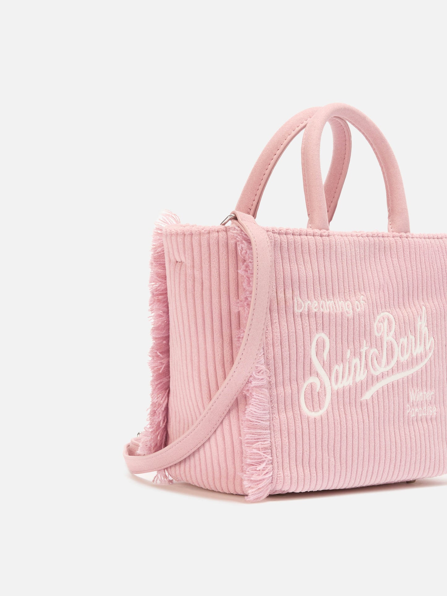Vanity Mini Corduroy pink bag