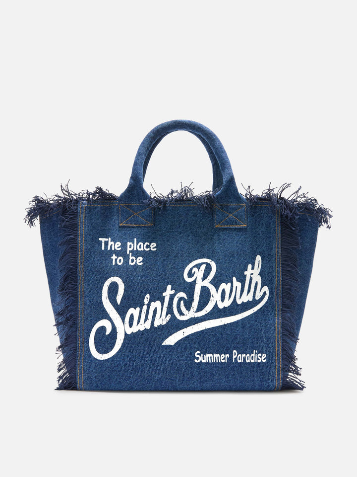 Dark wash denim Vanity regular bag