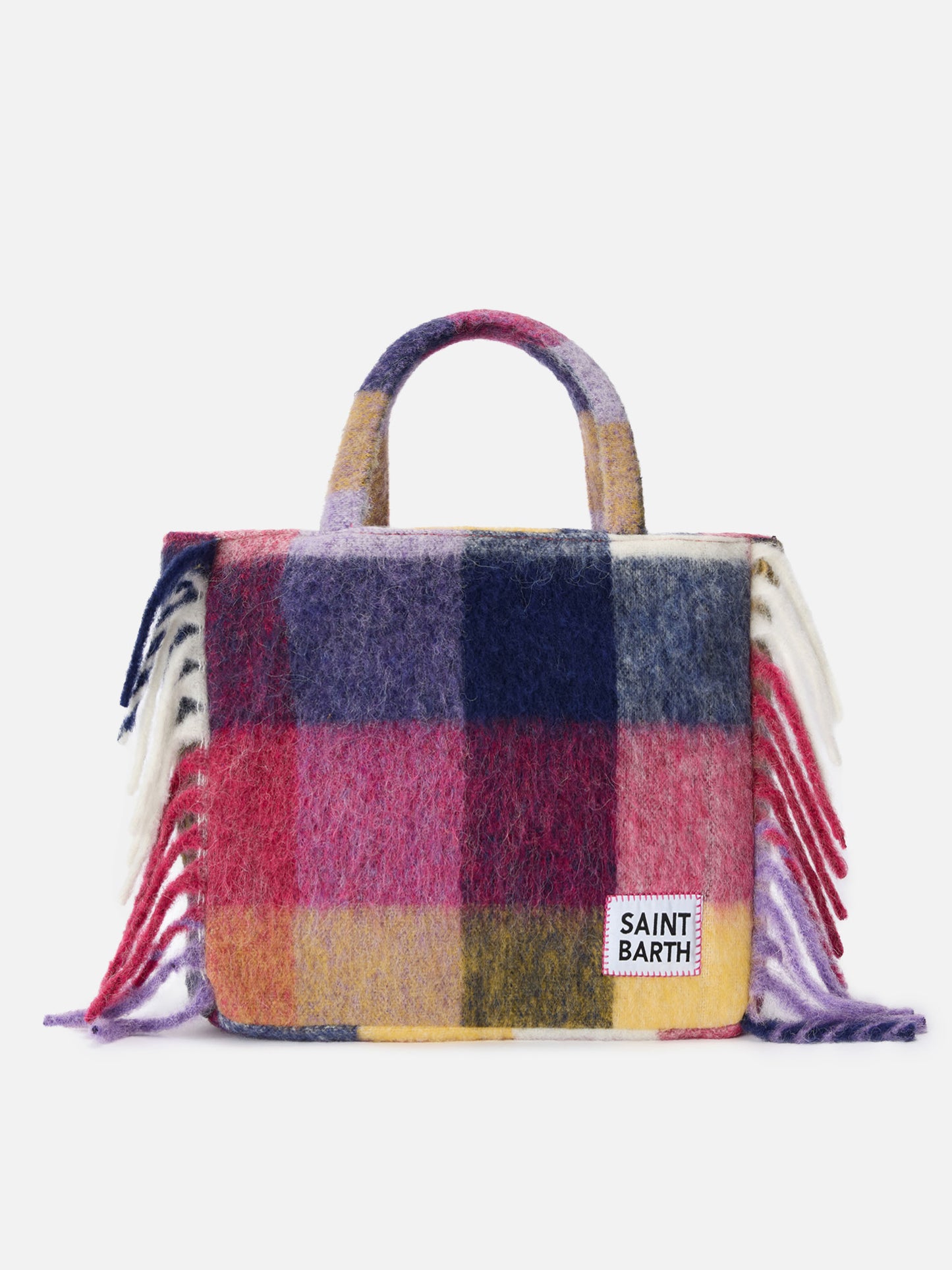 Bolso de hombro Vanity blanket con estampado de cuadros 