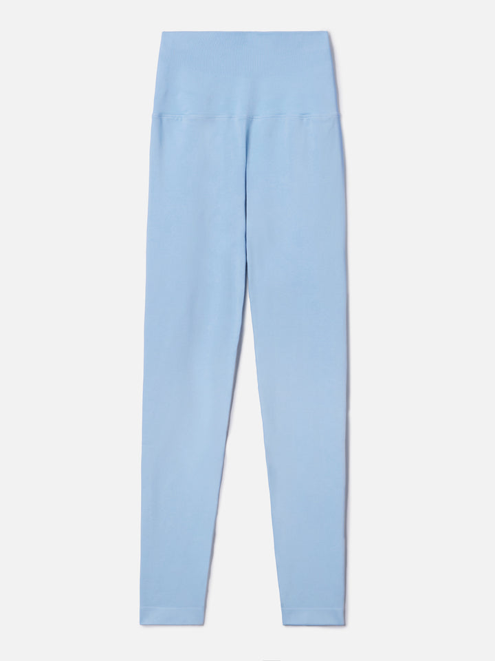 Leggings sportivi Vega azzurri in tessuto tecnico