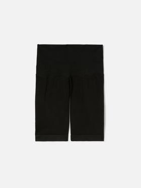 Black Vega technical fabric biker leggings