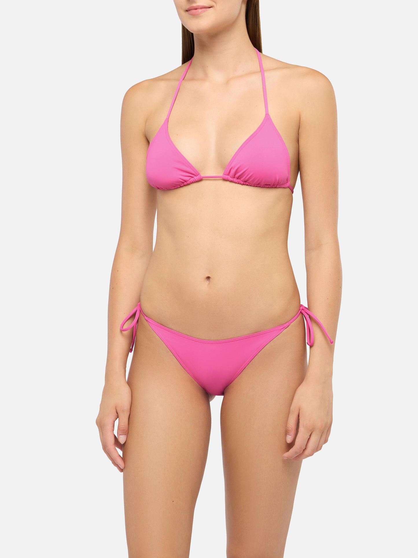 Leah Virgo Triangel-Bikini in Fuchsia