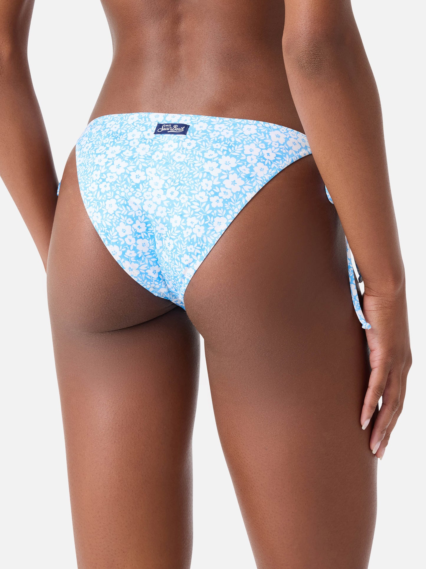 Virgo-Swim-Slip mit floralem Vintage-Print 