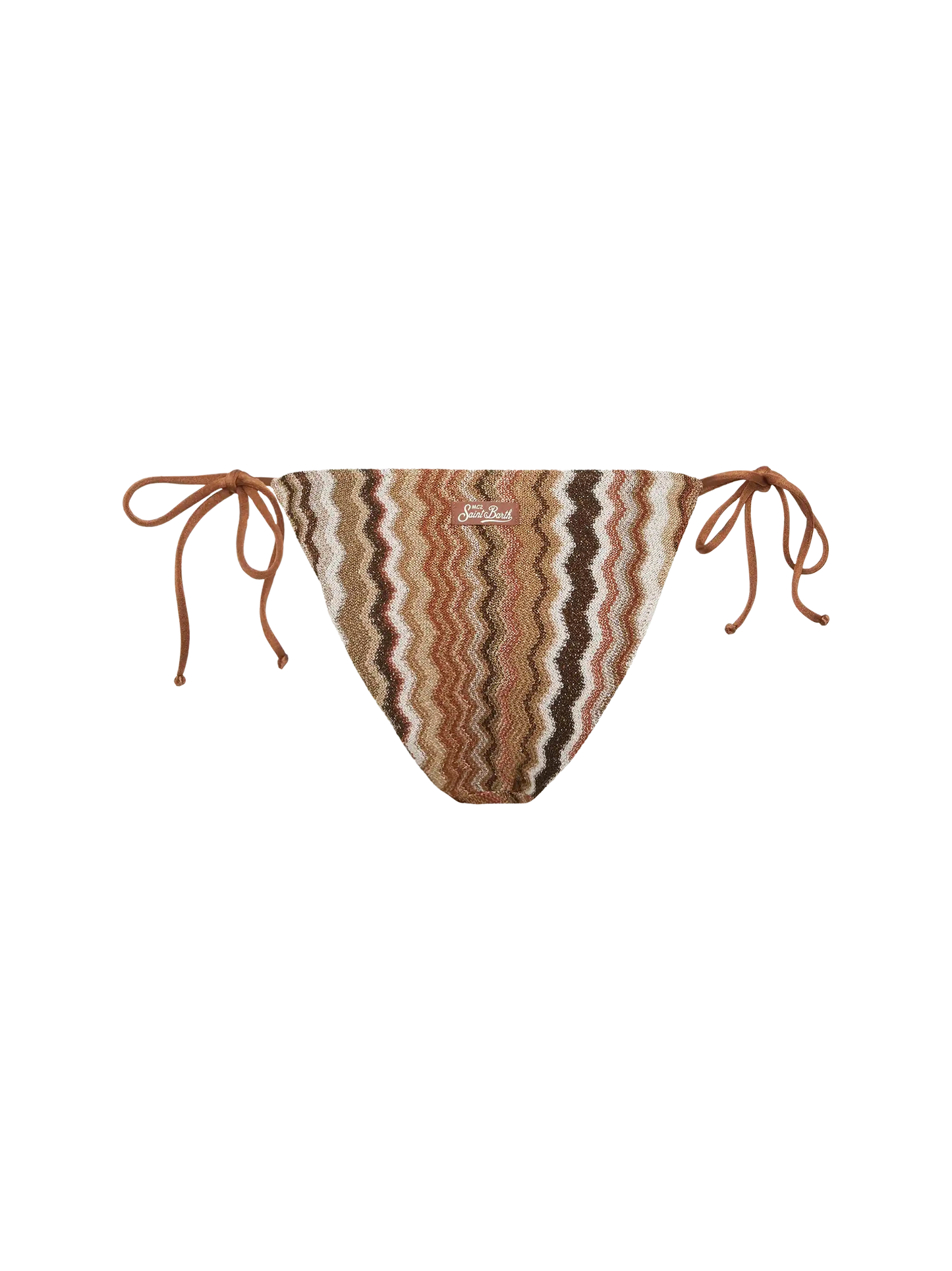 Virgo raschel knit classic swim briefs with wave pattern - MC2 Saint Barth