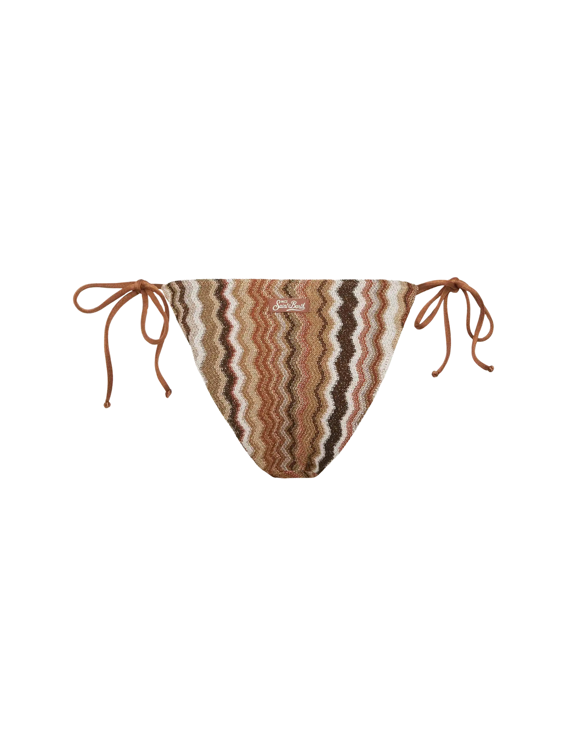 Virgo raschel knit classic swim briefs with wave pattern - MC2 Saint Barth