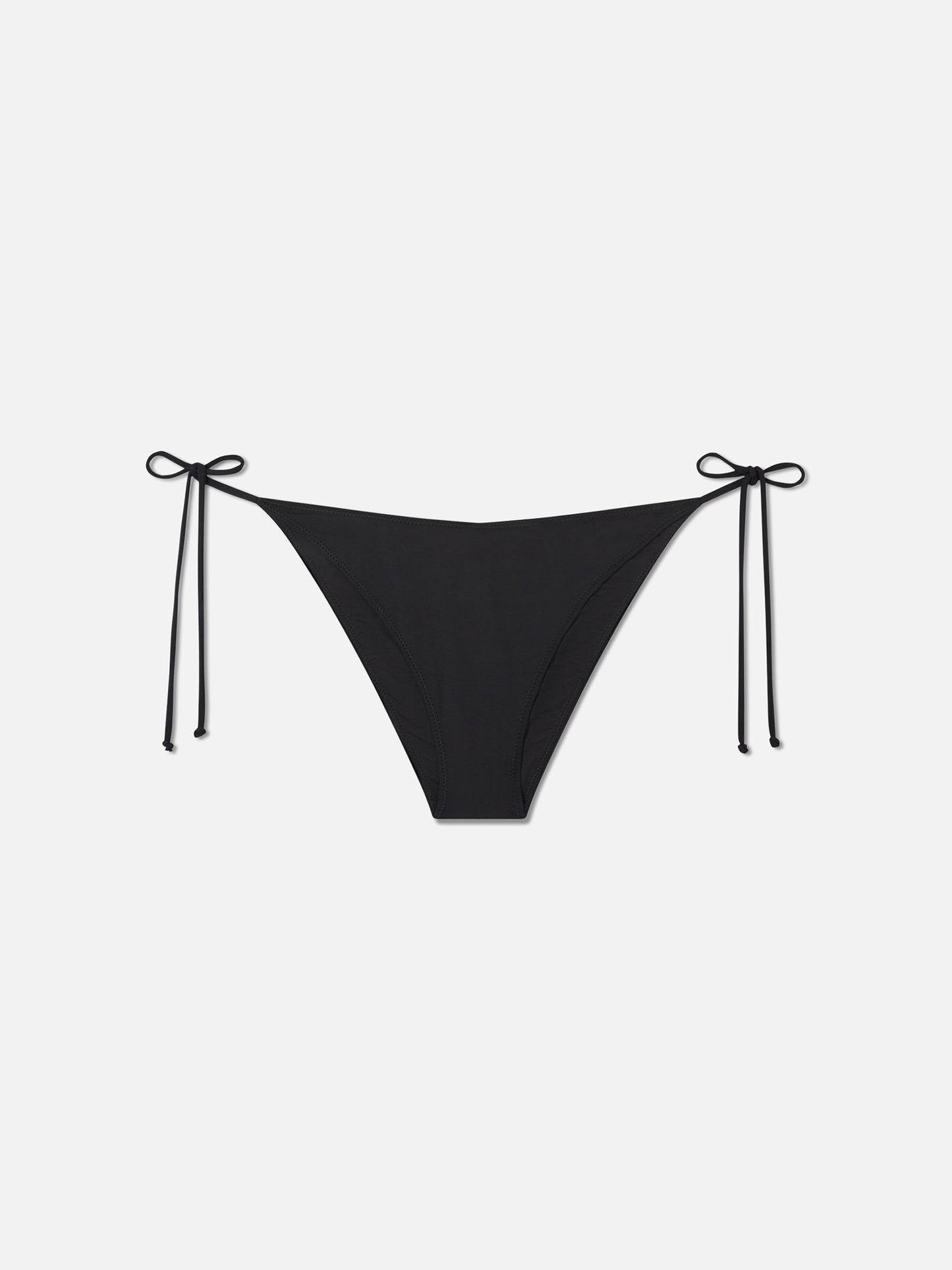 Bas de bikini noir Virgo avec strass 