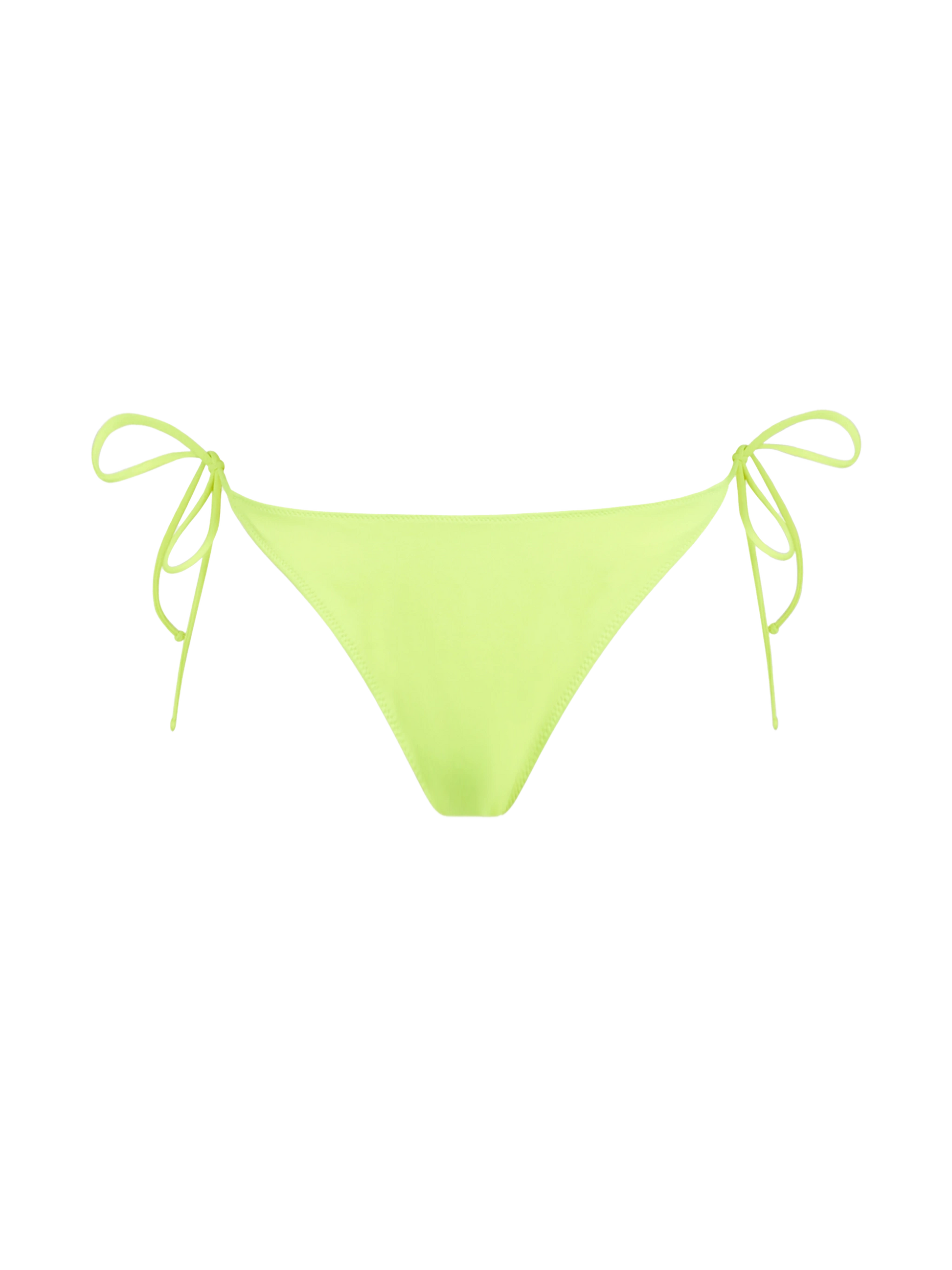 Woman fluo yellow classic swim briefs Virgo - MC2 Saint Barth