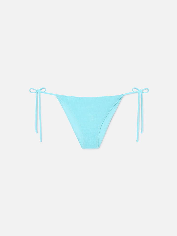 Bikini Judy Virgo bralette in tessuto effetto spugna verde