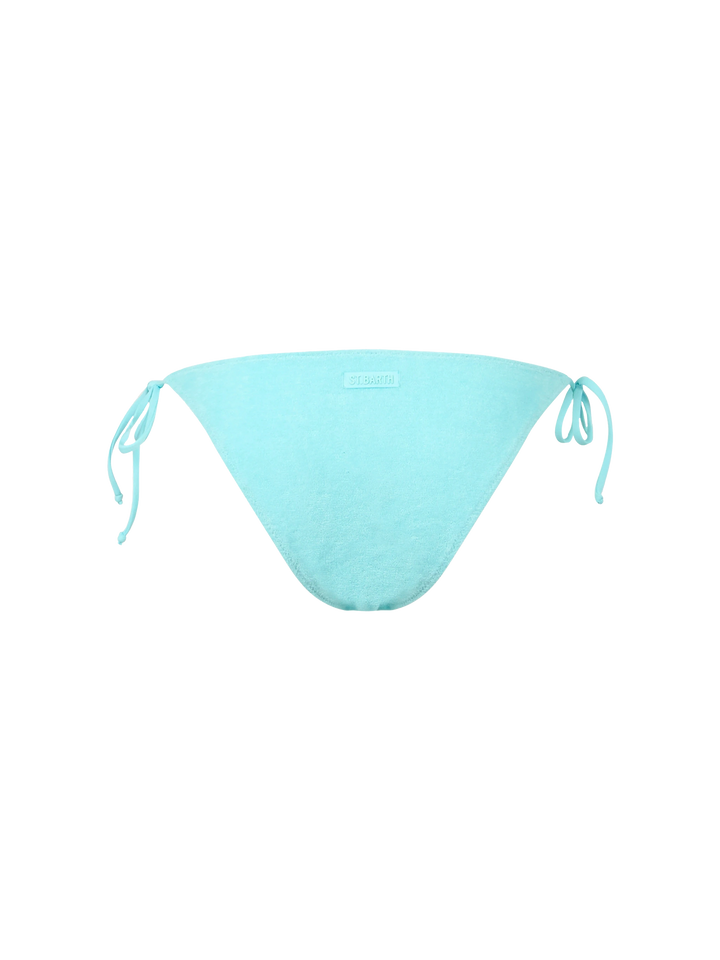 Woman terry cotton classic swim briefs Virgo - MC2 Saint Barth