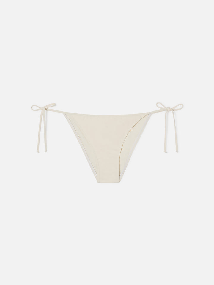 Bikini Judy Virgo bralette crema con laccetti