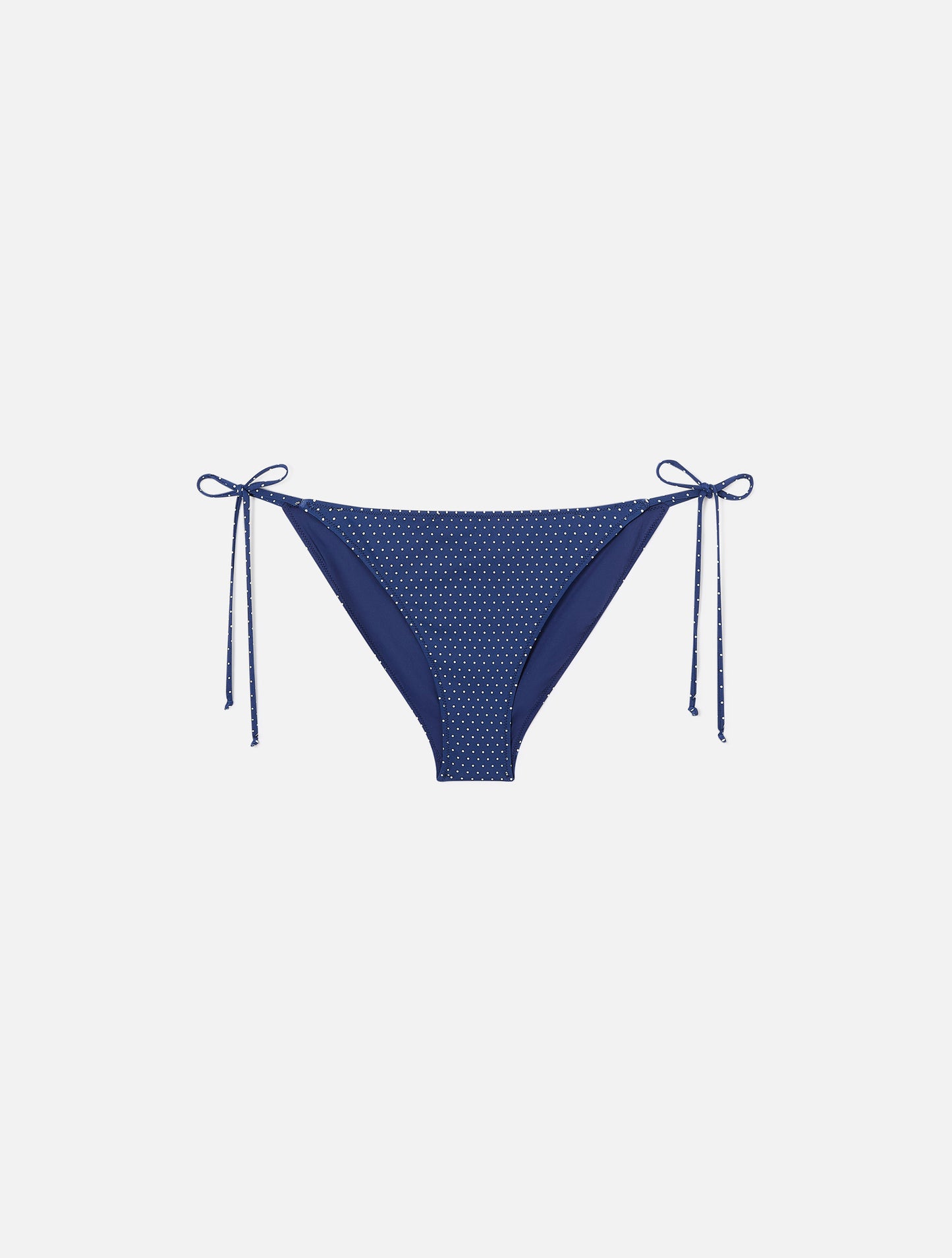 Virgo classic swim briefs with micro polka dots print