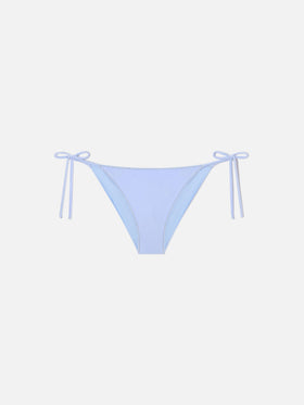 Bañador slip clásico Virgo en terciopelo azul claro 