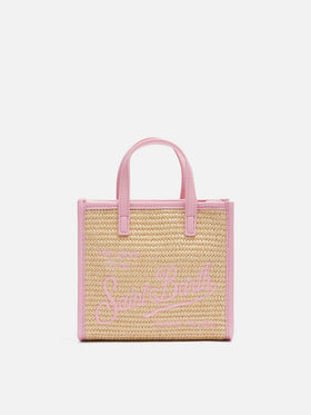 Beige Vivian Mini Straw handbag - MC2 Saint Barth