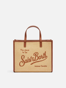 Beige Vivian Midi Straw handbag - MC2 Saint Barth