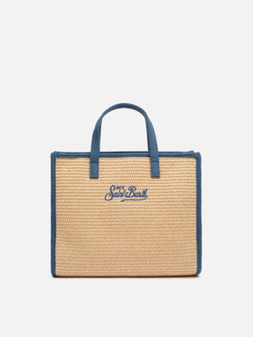 Beige Vivian Midi Straw handbag - MC2 Saint Barth