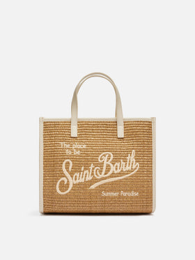 Brown Vivian Midi Straw handbag - MC2 Saint Barth