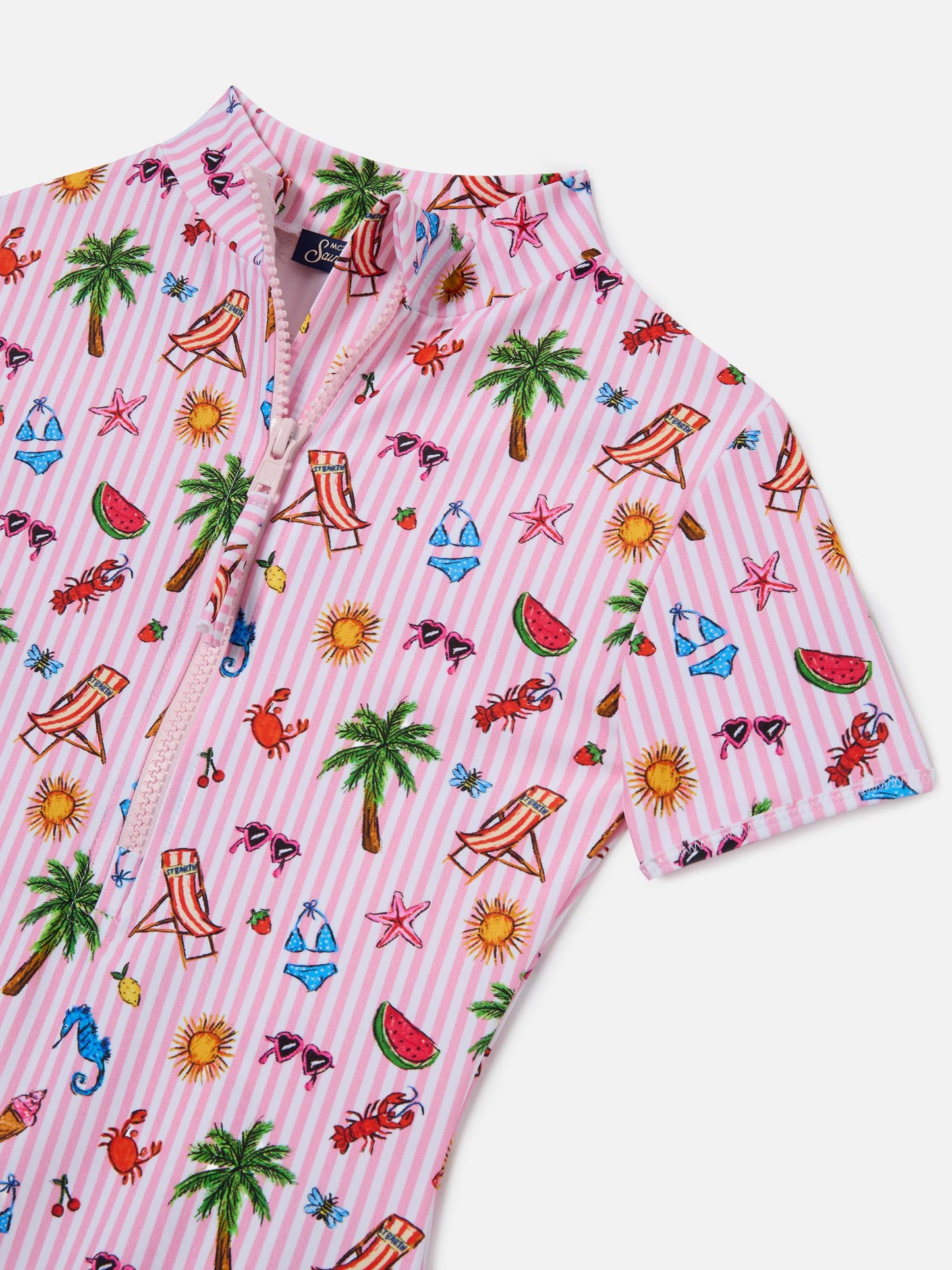 Waikiki one-piece swimsuit  multicolor sketch print