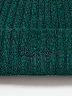 Man british green cashmere blend hat Wengen - MC2 Saint Barth