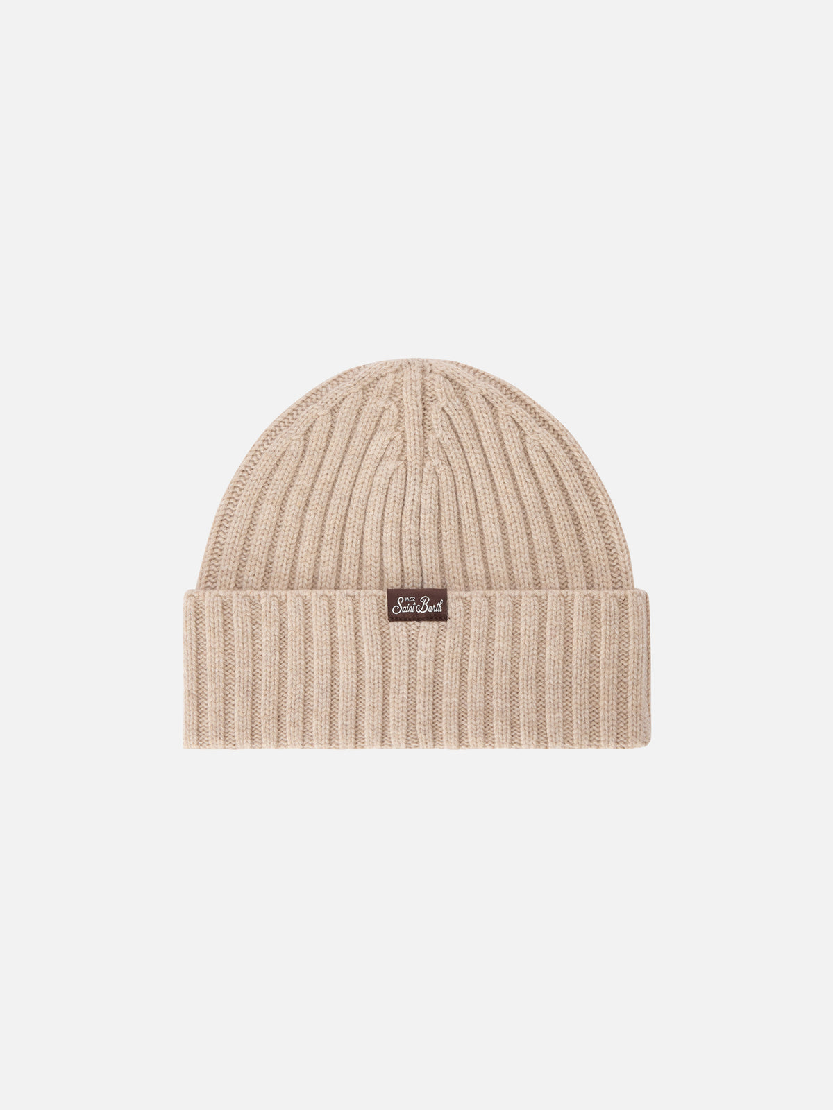 Gorro Wengen beige con bordado Save Water Drink Vin Brulé 