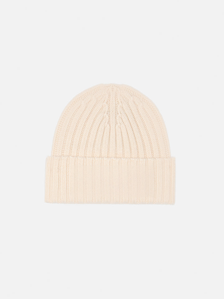 Girl white hat Wengen with St. Barth lurex embroidery - MC2 Saint Barth