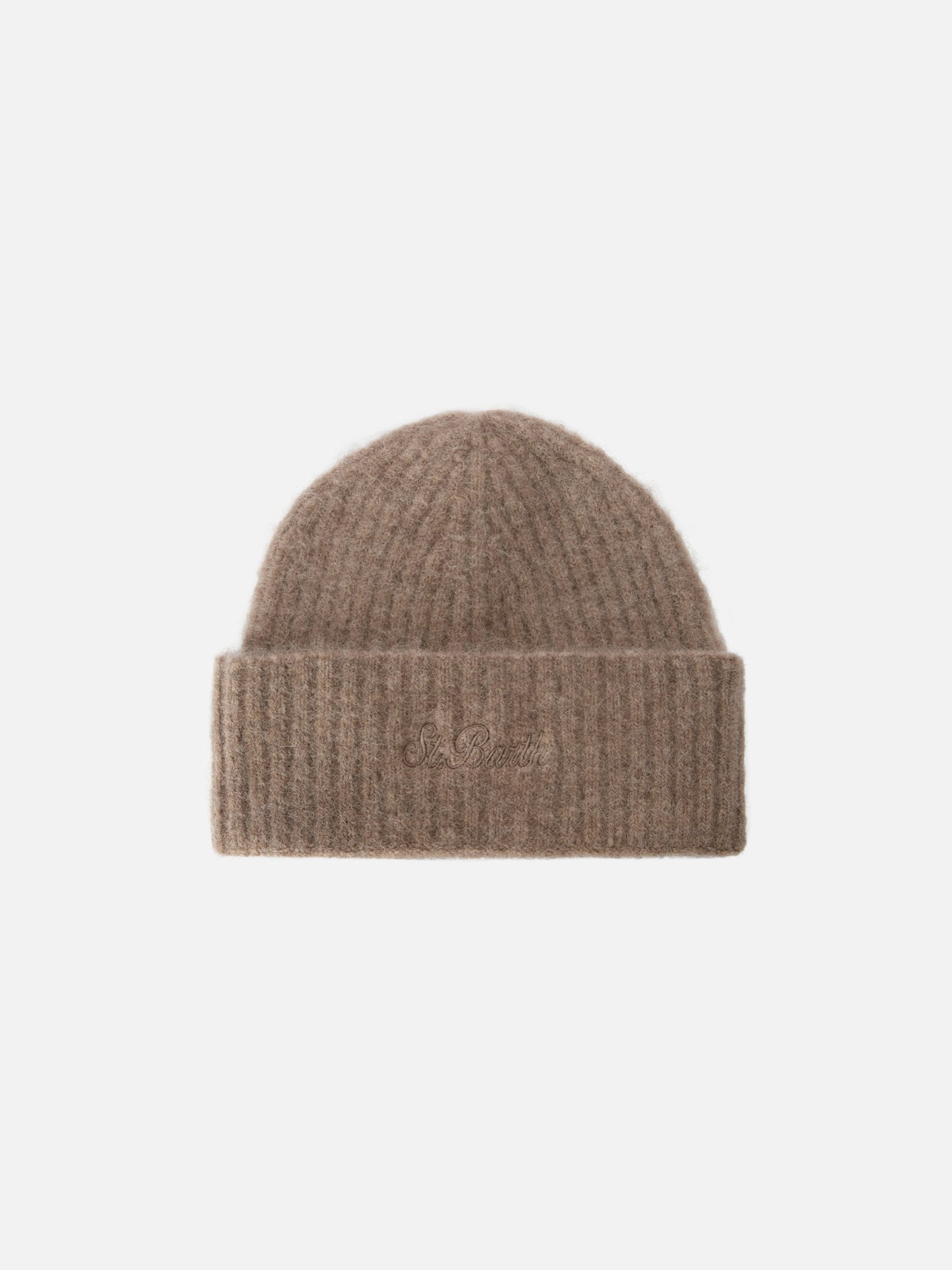 STRETCH ALPACA beanie Wengen in khaki