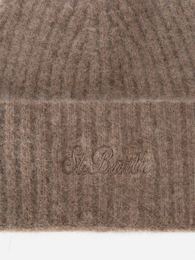 STRETCH ALPACA beanie Wengen in khaki