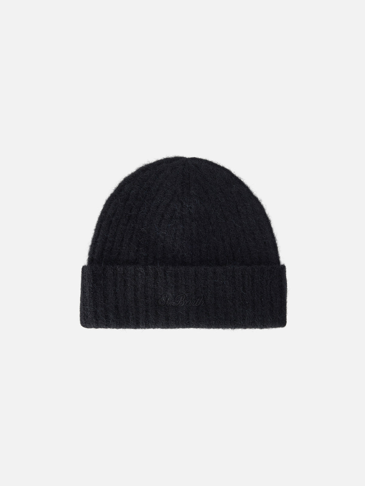 Bonnet Wengen noir en mélange d’alpaga 