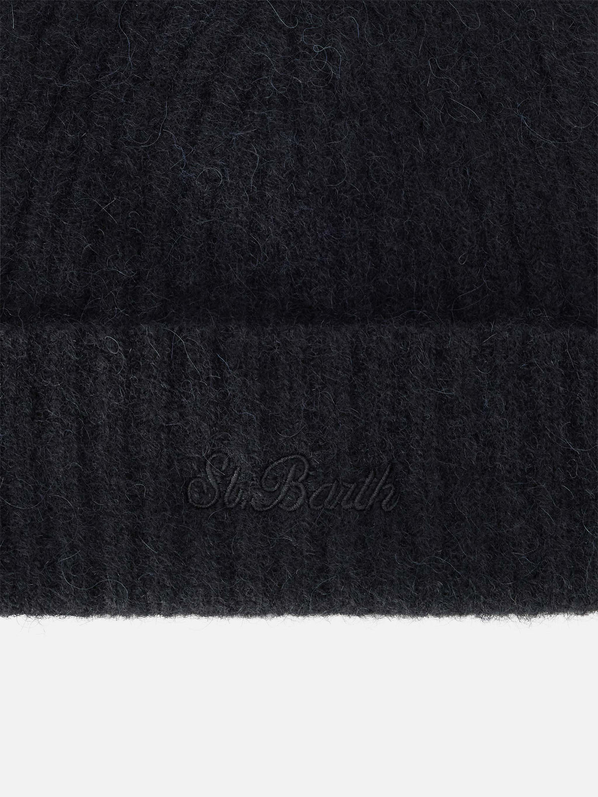 Bonnet Wengen noir en mélange d’alpaga 