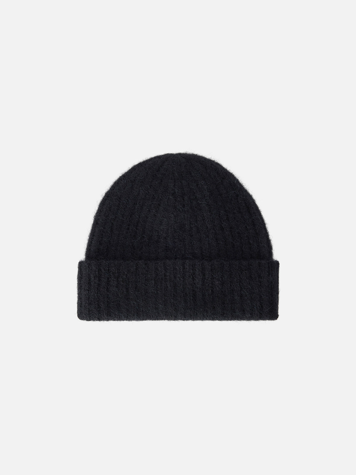 Bonnet Wengen noir en mélange d’alpaga 